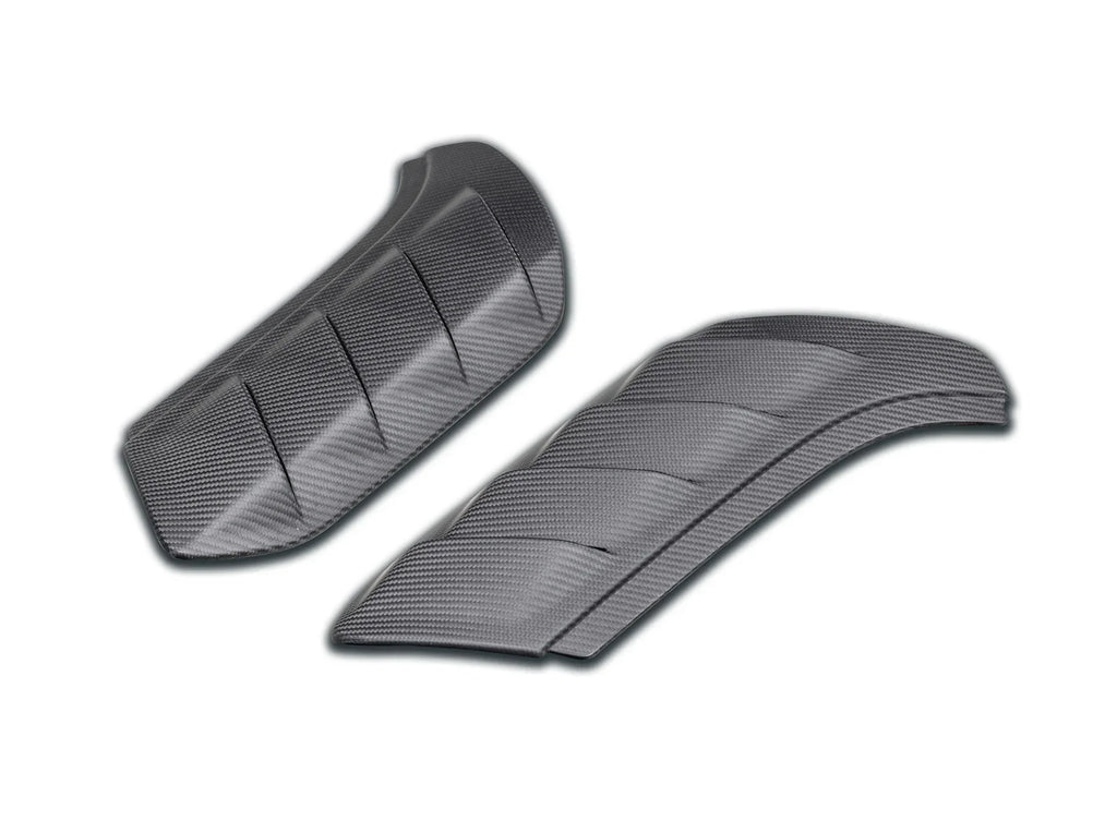 2022 - 2024 Ford Bronco Raptor Carbon Fiber Fender Vents - Matte