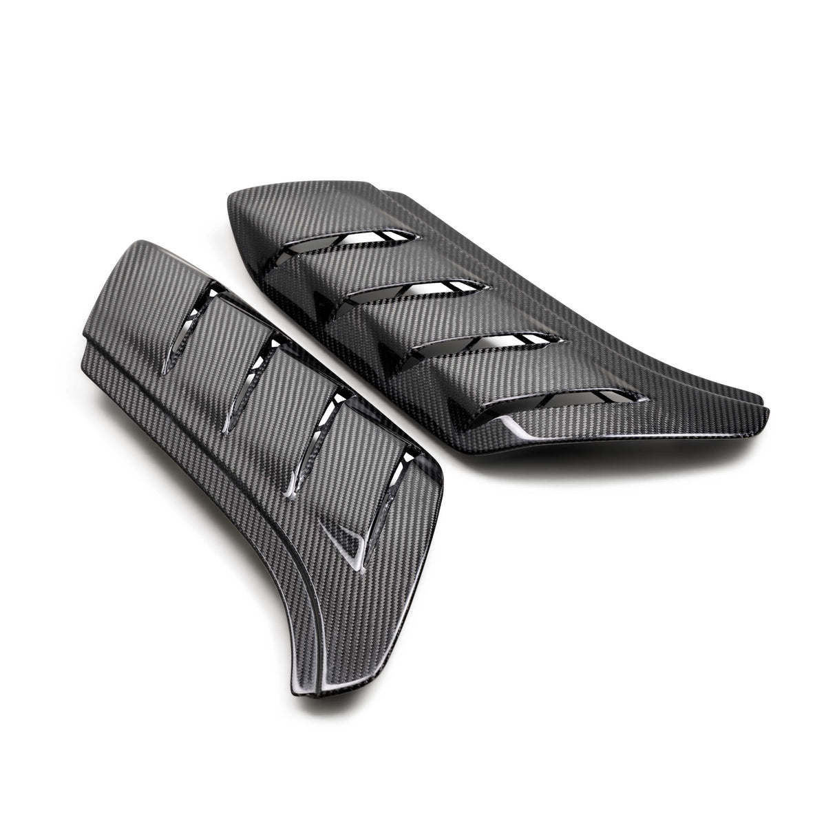 2022 - 2024 Ford Bronco Raptor Carbon Fiber Fender Vents - Gloss
