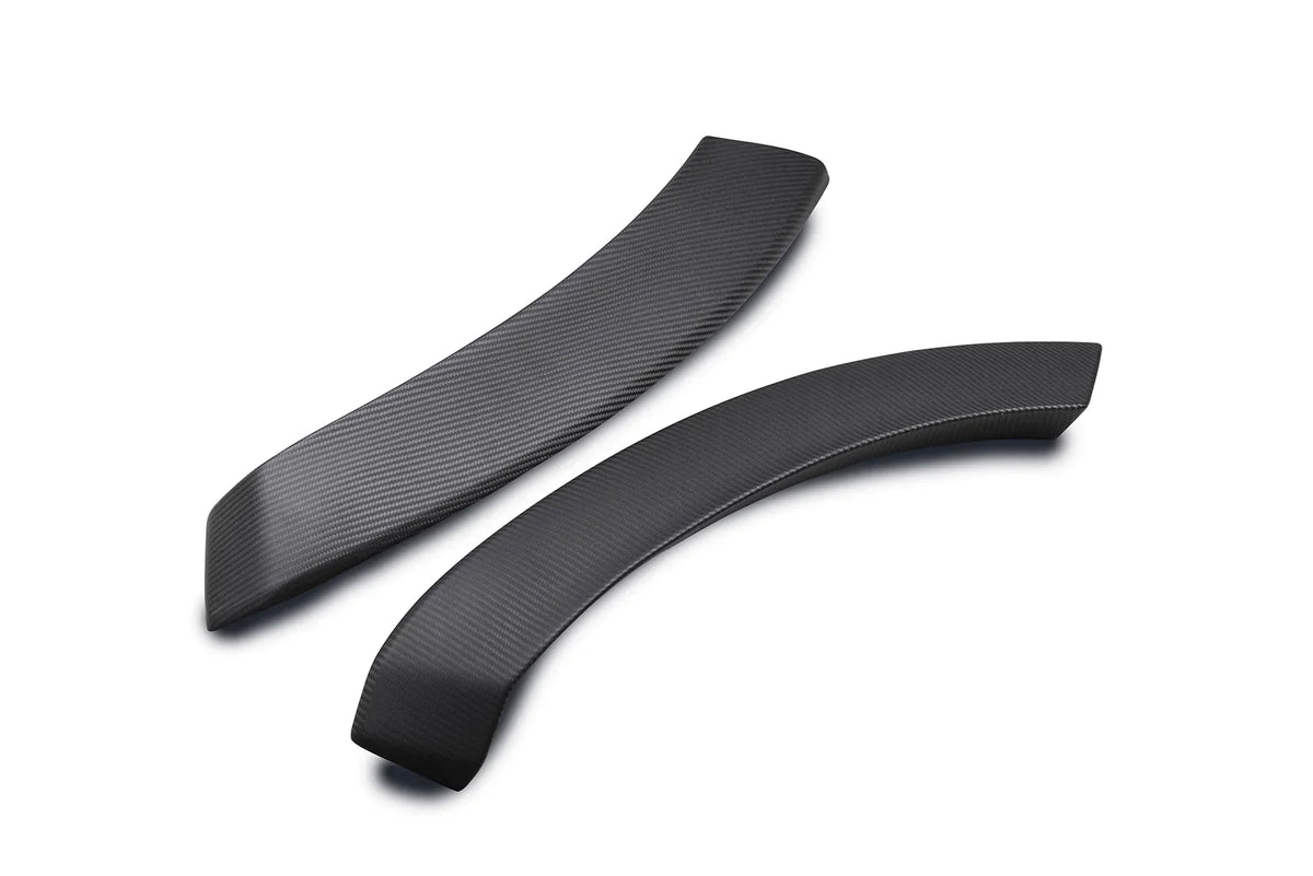 2022 - 2024 Ford Bronco Raptor Carbon Fiber Fender Flare Set, Front & Rear - Matte