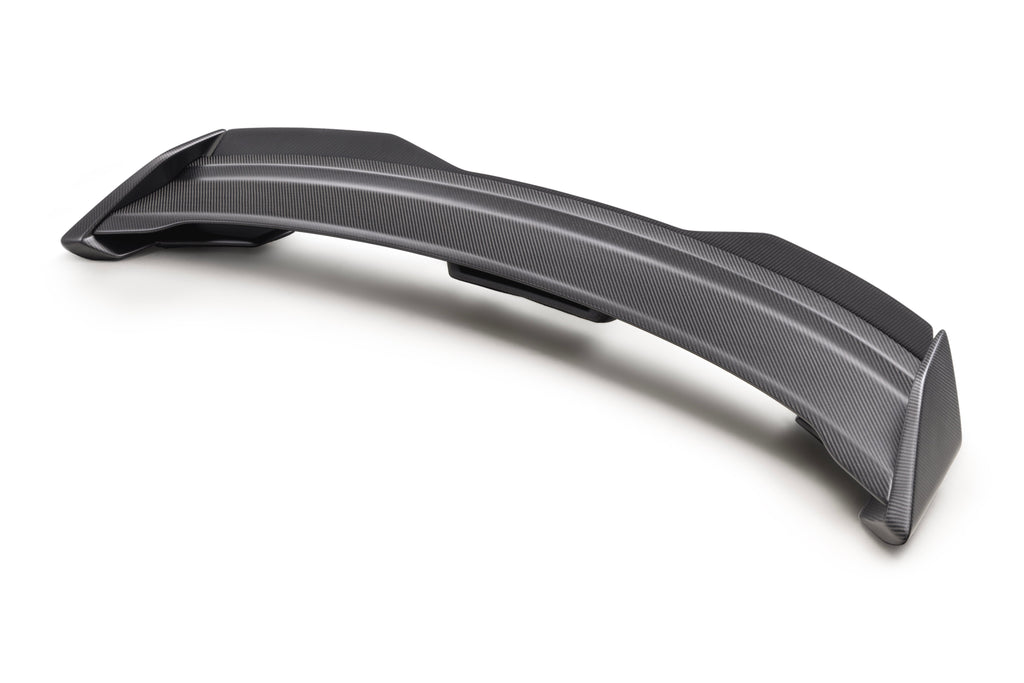 2024 Ford S650 Mustang Darkhorse Performance Package Carbon Fiber Rear Spoiler with Gurney Flap (Matte Finish)