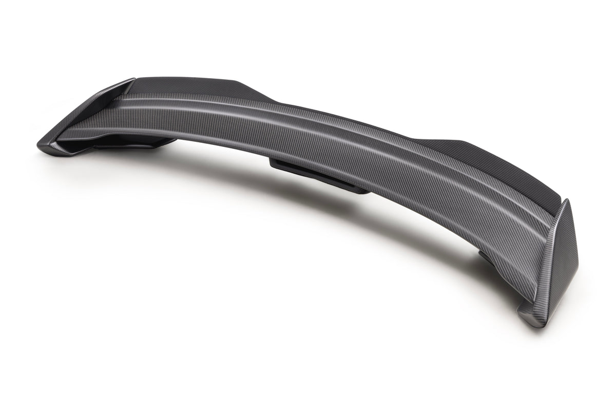 2024 Ford S650 Mustang Darkhorse Performance Package Carbon Fiber Rear Spoiler with Gurney Flap (Matte Finish)