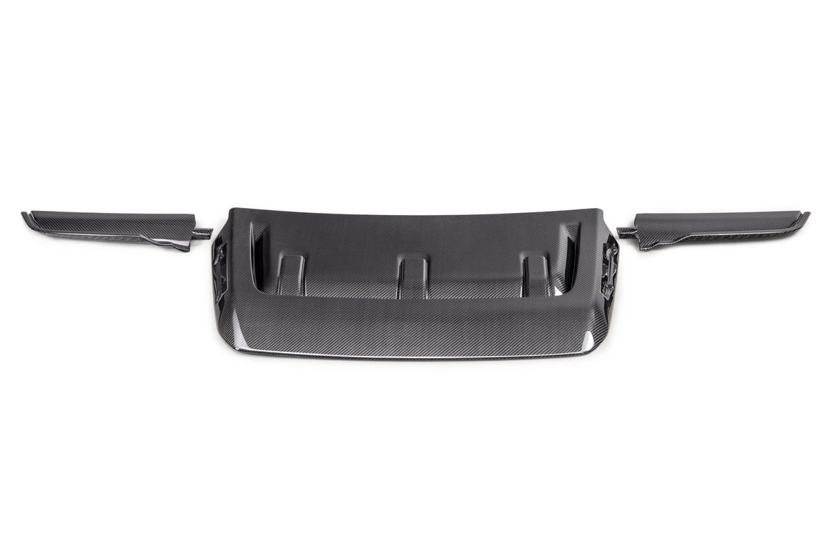 2021-2024 F-150 RAPTOR CARBON FIBER HOOD VENT & TRIM - GLOSS