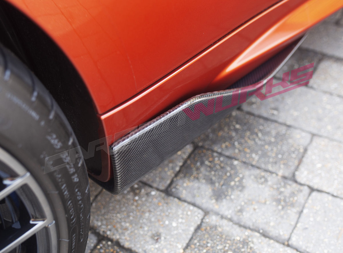 BMW M2 CARBON FIBRE M PERFORMANCE SIDE SKIRT WINGLETS