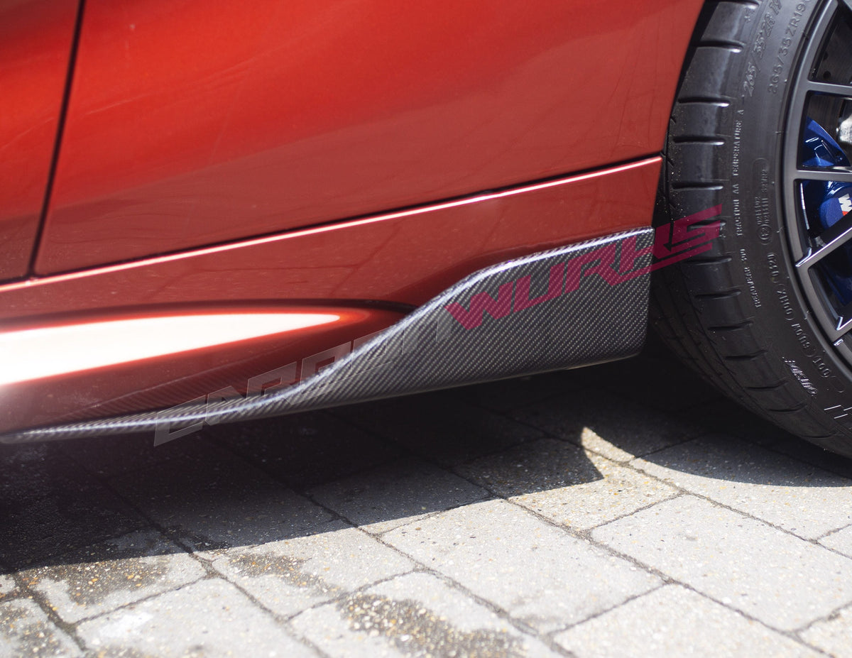 BMW M2 CARBON FIBRE M PERFORMANCE SIDE SKIRT WINGLETS