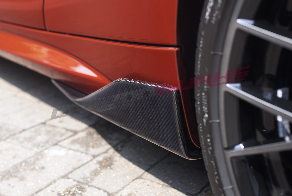 BMW M2 CARBON FIBRE M PERFORMANCE SIDE SKIRT WINGLETS