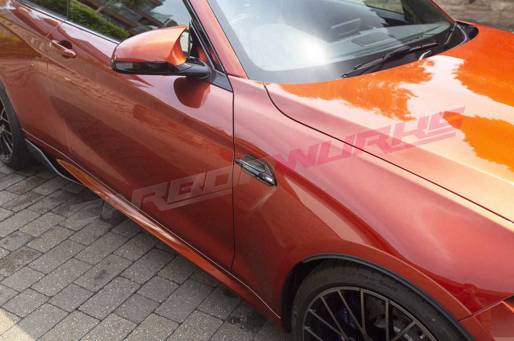 BMW M2 CARBON FIBRE SIDE VENTS / BREATHERS