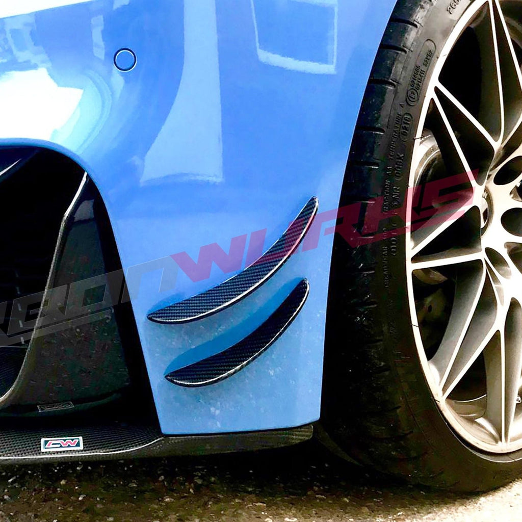 BMW M3 / M4 CARBON FIBRE FRONT CANARDS