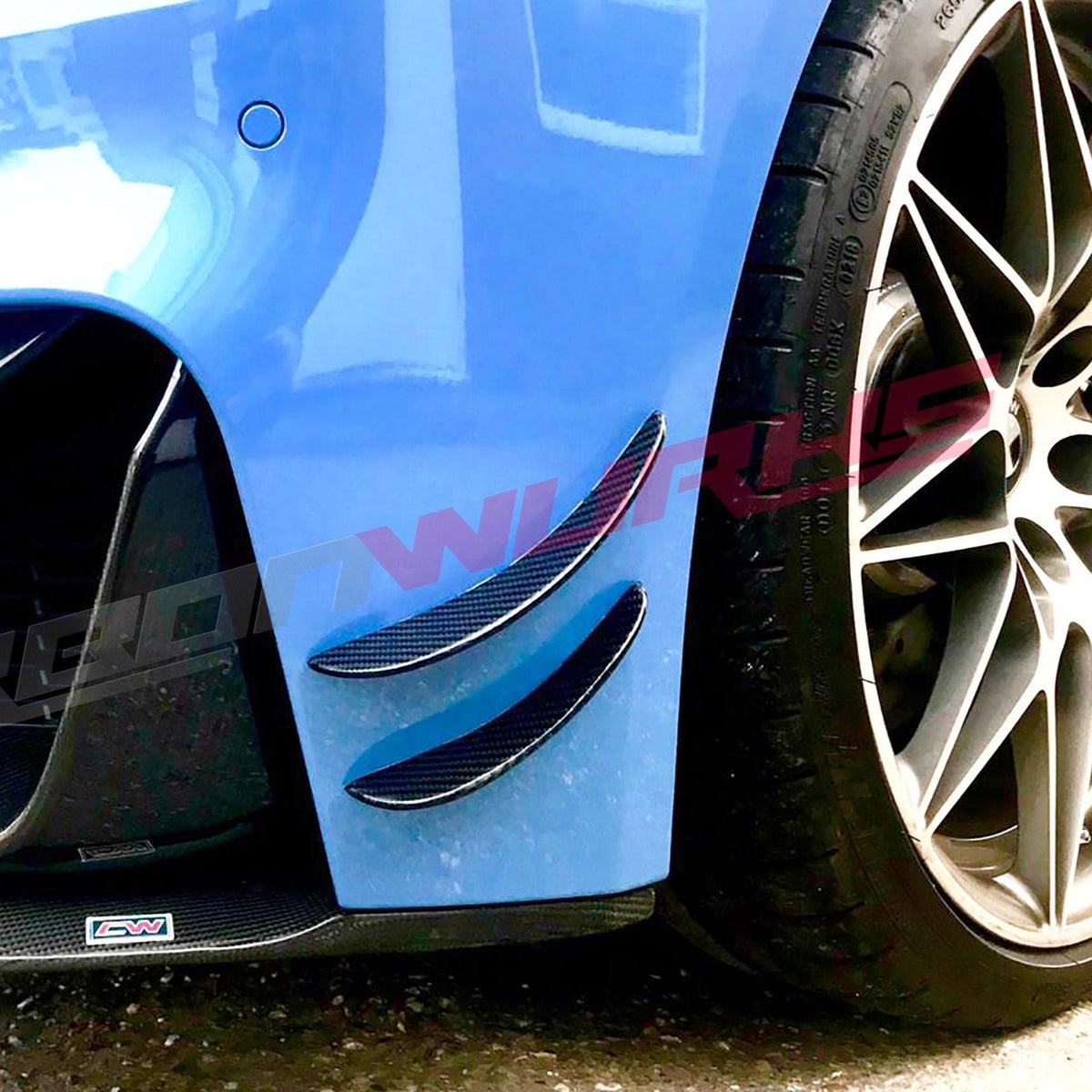BMW M3 / M4 CARBON FIBRE FRONT CANARDS