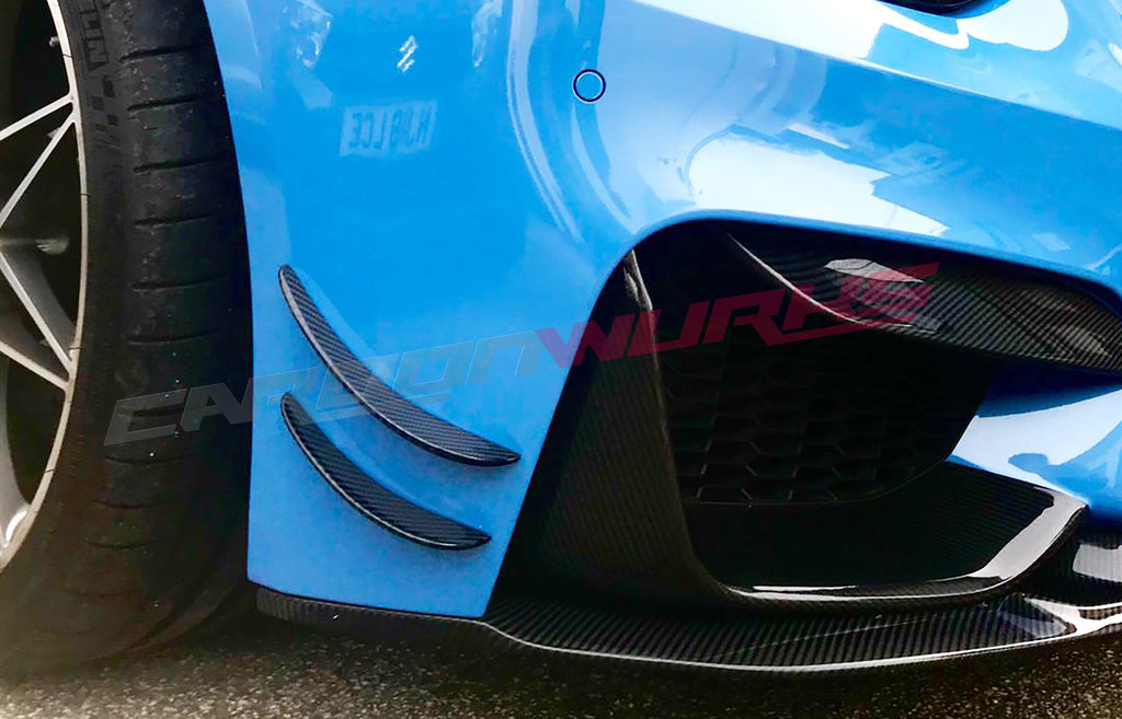 BMW M3 / M4 CARBON FIBRE FRONT CANARDS