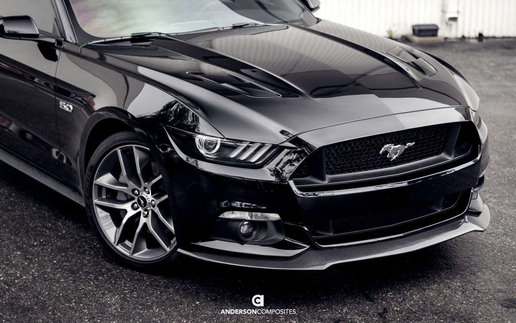 2015 - 2017 Mustang Carbon Fiber Type-AC Front Chin Splitter