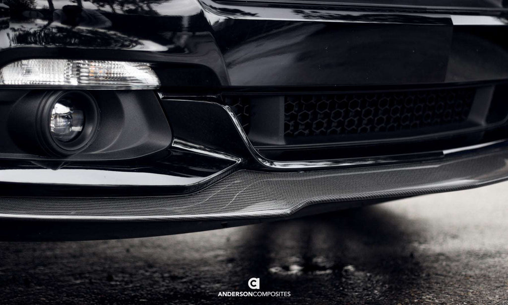 2015 - 2017 Mustang Carbon Fiber Type-AC Front Chin Splitter