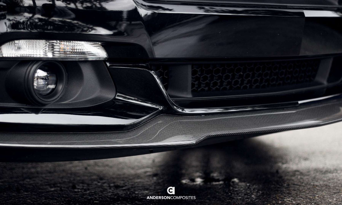 2015 - 2017 Mustang Carbon Fiber Type-AC Front Chin Splitter