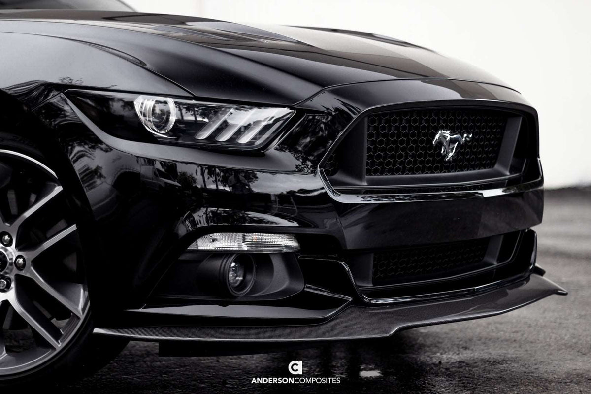 2015 - 2017 Mustang Carbon Fiber Type-AC Front Chin Splitter
