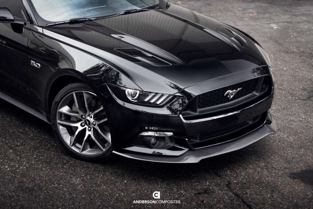 2015 - 2017 Mustang Carbon Fiber Type-AC Front Chin Splitter