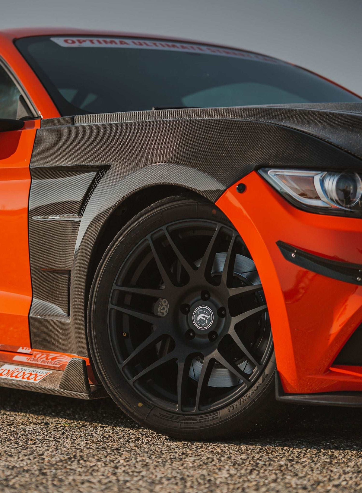 2015 - 2017 Mustang Carbon Fiber Type-AT Front Fenders (Pair)