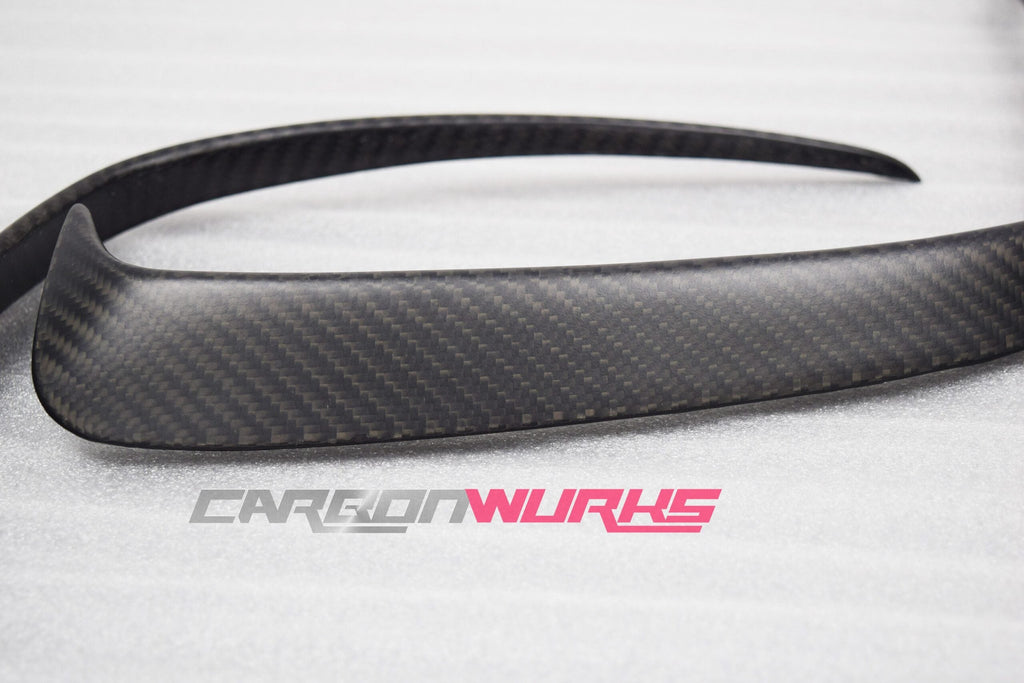 MERCEDES A-CLASS CARBON FIBRE REAR BUMPER FLICKS / SPOILER