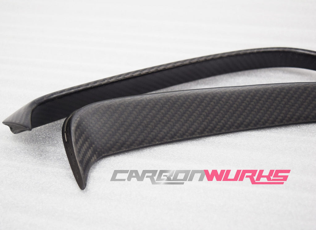 MERCEDES A-CLASS CARBON FIBRE REAR BUMPER FLICKS / SPOILER