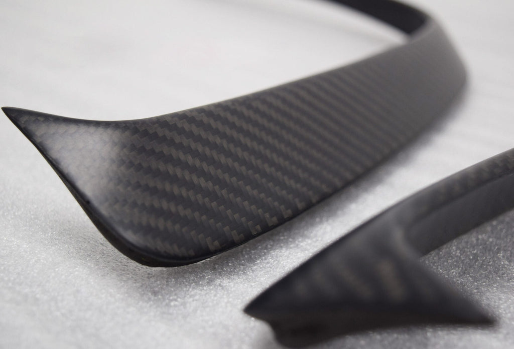 MERCEDES A-CLASS CARBON FIBRE REAR BUMPER FLICKS / SPOILER
