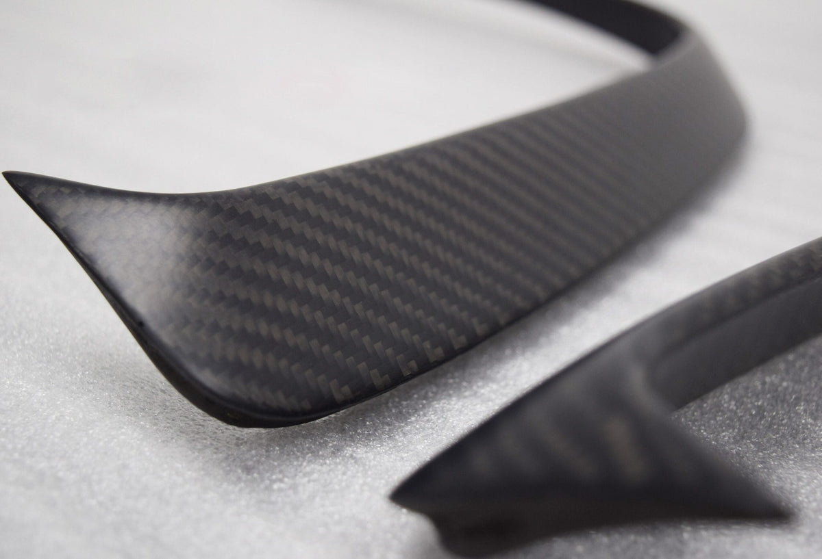 MERCEDES A-CLASS CARBON FIBRE REAR BUMPER FLICKS / SPOILER