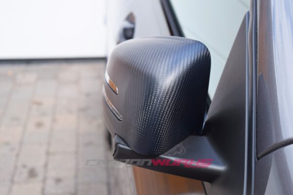 MERCEDES BENZ MATTE OR GLOSS CARBON FIBRE MIRRORS