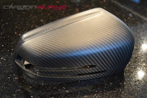MERCEDES BENZ MATTE OR GLOSS CARBON FIBRE MIRRORS