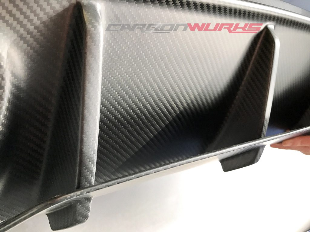 MERCEDES A45 CARBON FIBRE DOUBLE DIFFUSER