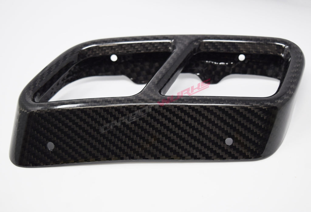 MERCEDES A45 / CLA45 / GLA45 CARBON FIBRE EXHAUST TIP COVERS