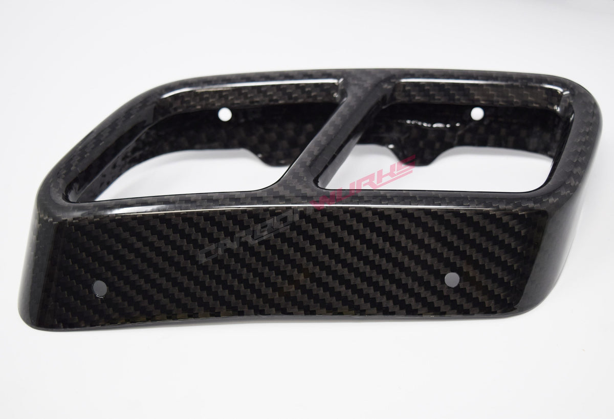 MERCEDES A45 / CLA45 / GLA45 CARBON FIBRE EXHAUST TIP COVERS