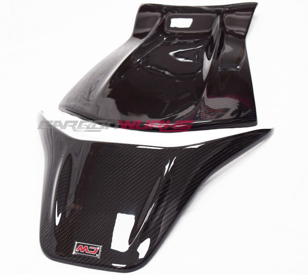 MERCEDES W176 / W117 CARBON FIBRE SEAT BACK COVERS