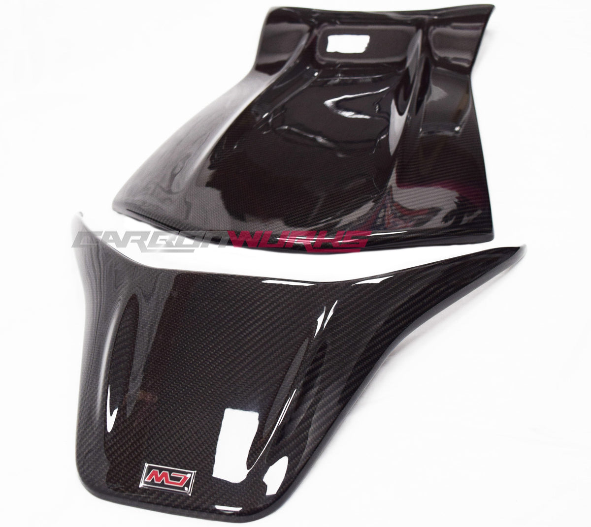 MERCEDES W177 / W118 CARBON FIBRE SEAT BACK COVERS