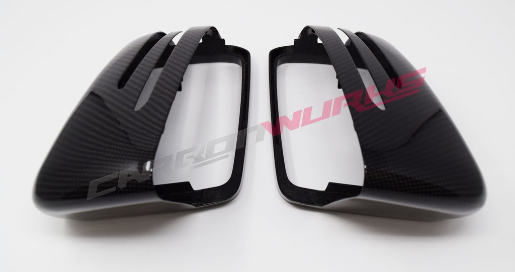 MERCEDES BENZ MATTE OR GLOSS CARBON FIBRE MIRRORS