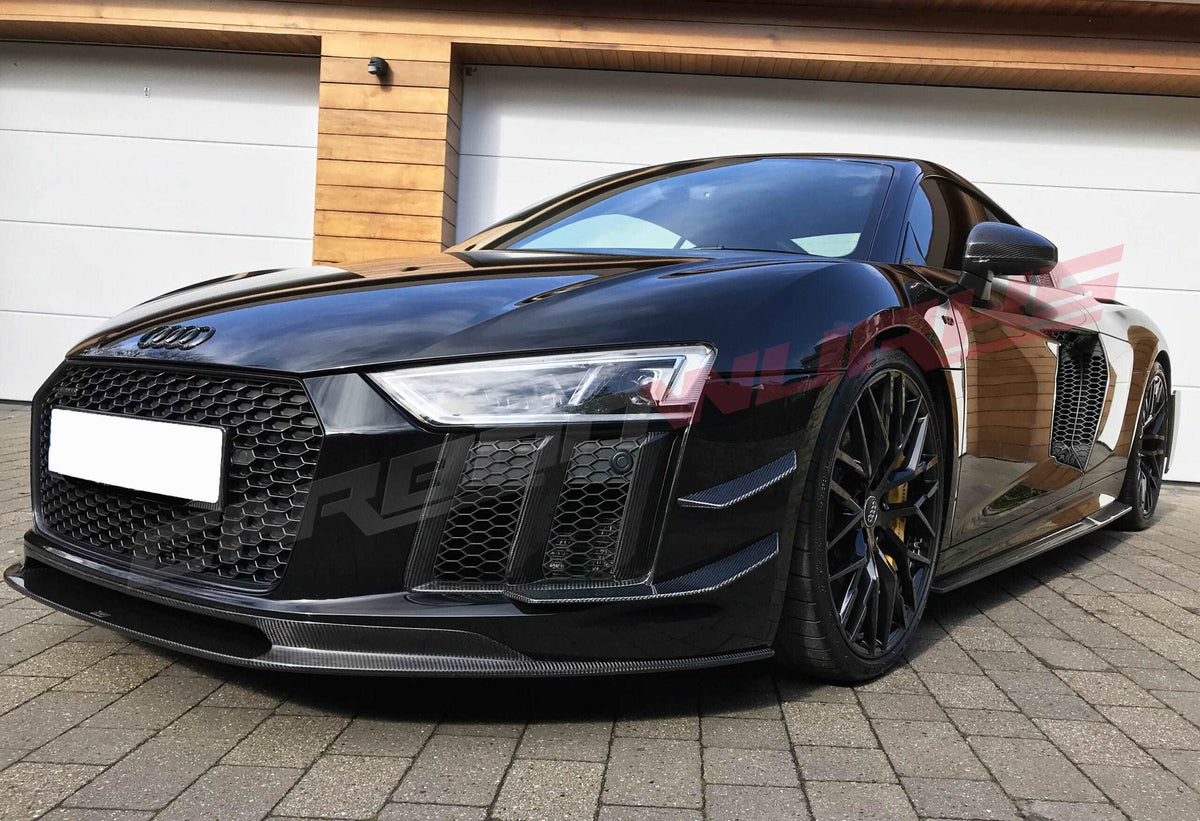 AUDI R8 CARBON FIBRE FRONT CANARDS