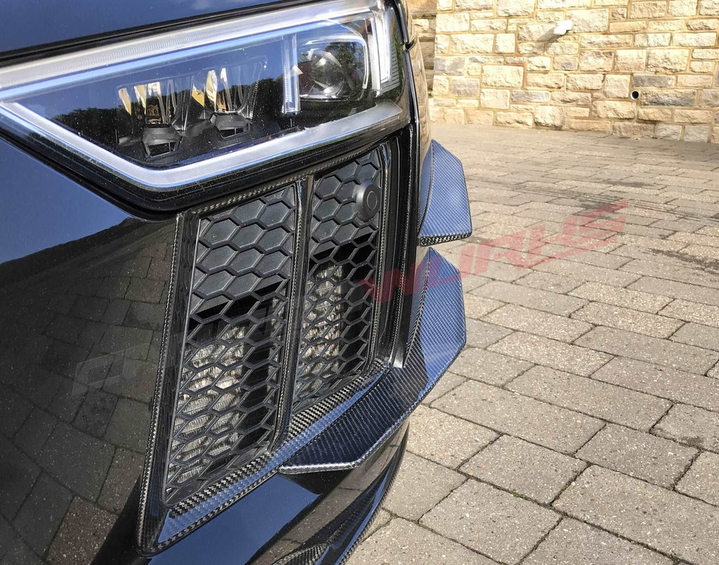 AUDI R8 CARBON FIBRE FRONT CANARDS