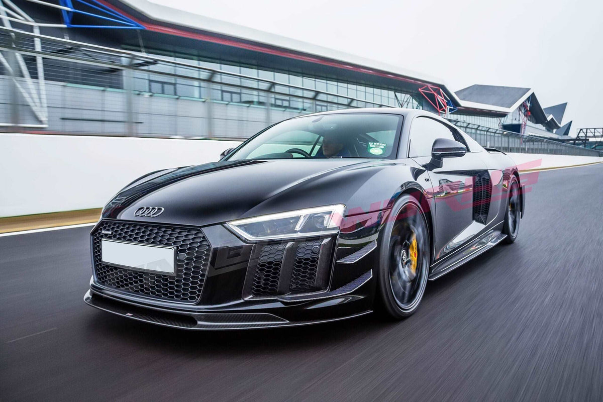 AUDI R8 CARBON FIBRE FRONT CANARDS