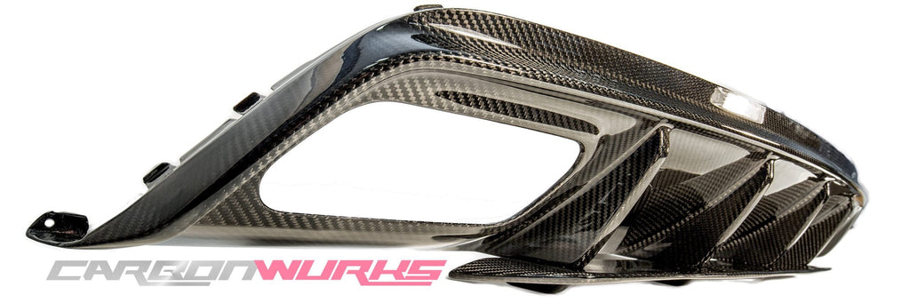 MERCEDES A45 CARBON FIBRE DOUBLE DIFFUSER