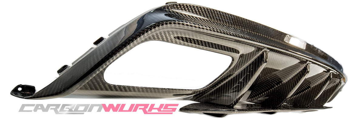 MERCEDES A45 CARBON FIBRE DOUBLE DIFFUSER