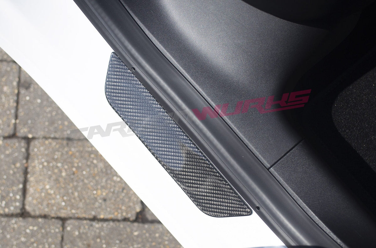 TESLA MODEL 3 CARBON FIBRE DOOR SILLS (SET OF 4)