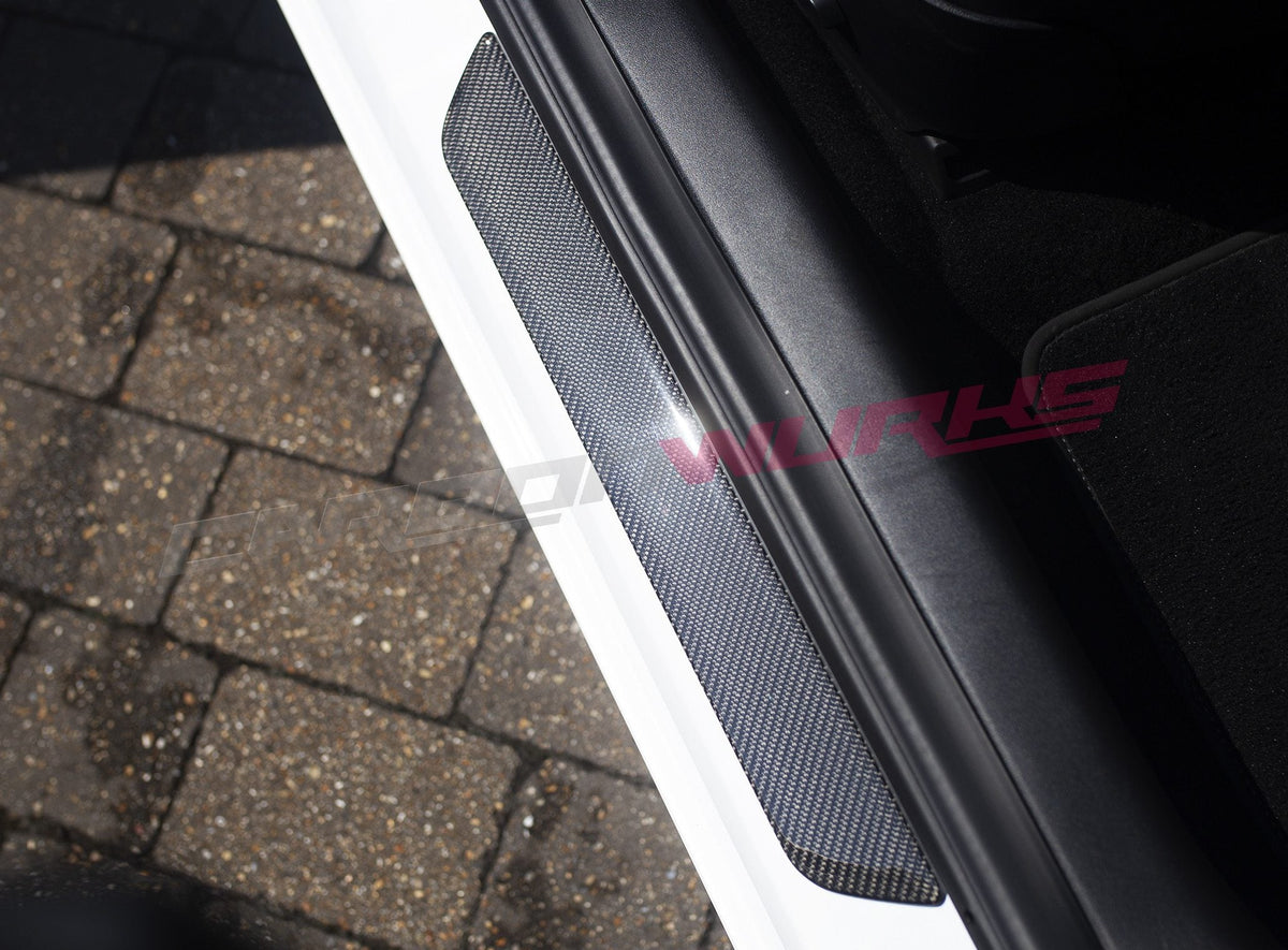 TESLA MODEL 3 CARBON FIBRE DOOR SILLS (SET OF 4)