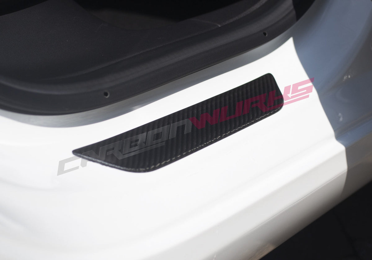 TESLA MODEL 3 CARBON FIBRE DOOR SILLS (SET OF 4)