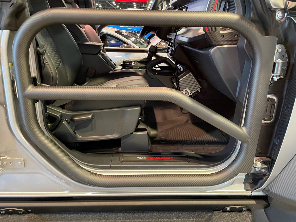2021 - 2024 Ford Bronco Carbon Fiber Tube Doors - Front & Rear (4-Door)