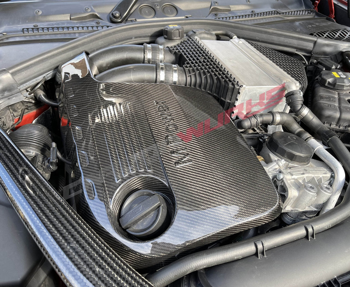 BMW S55 M2C M3 M4 CARBON FIBRE ENGINE COVER