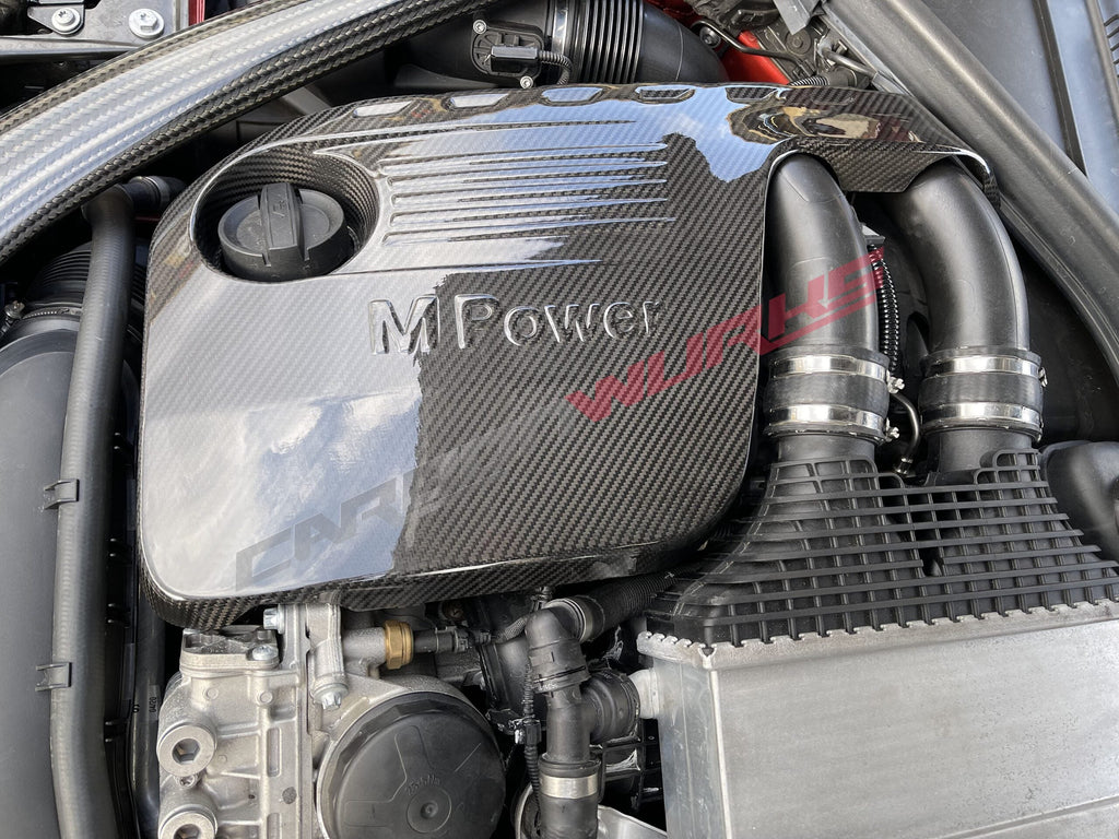 BMW S55 M2C M3 M4 CARBON FIBRE ENGINE COVER