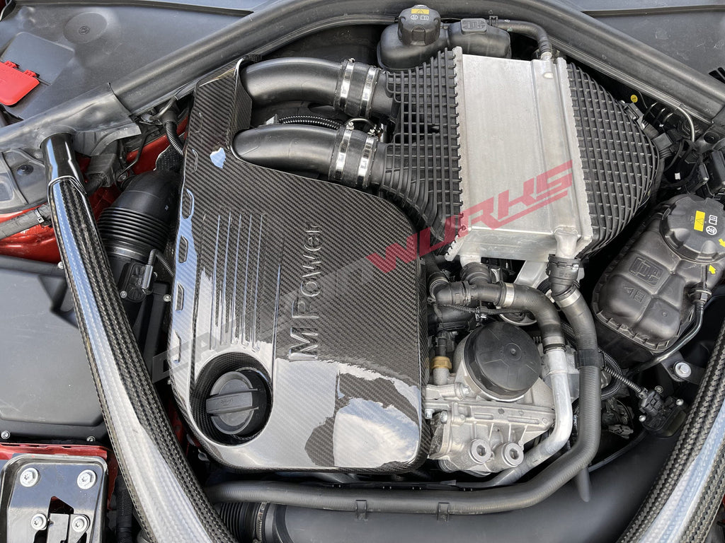 BMW S55 M2C M3 M4 CARBON FIBRE ENGINE COVER