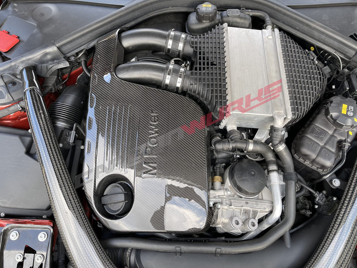 BMW S55 M2C M3 M4 CARBON FIBRE ENGINE COVER