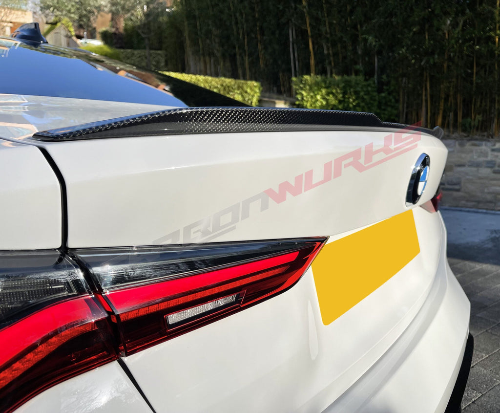 BMW M3 (G80) M4 (G82) CARBON FIBRE REAR BOOTLID SPOILER