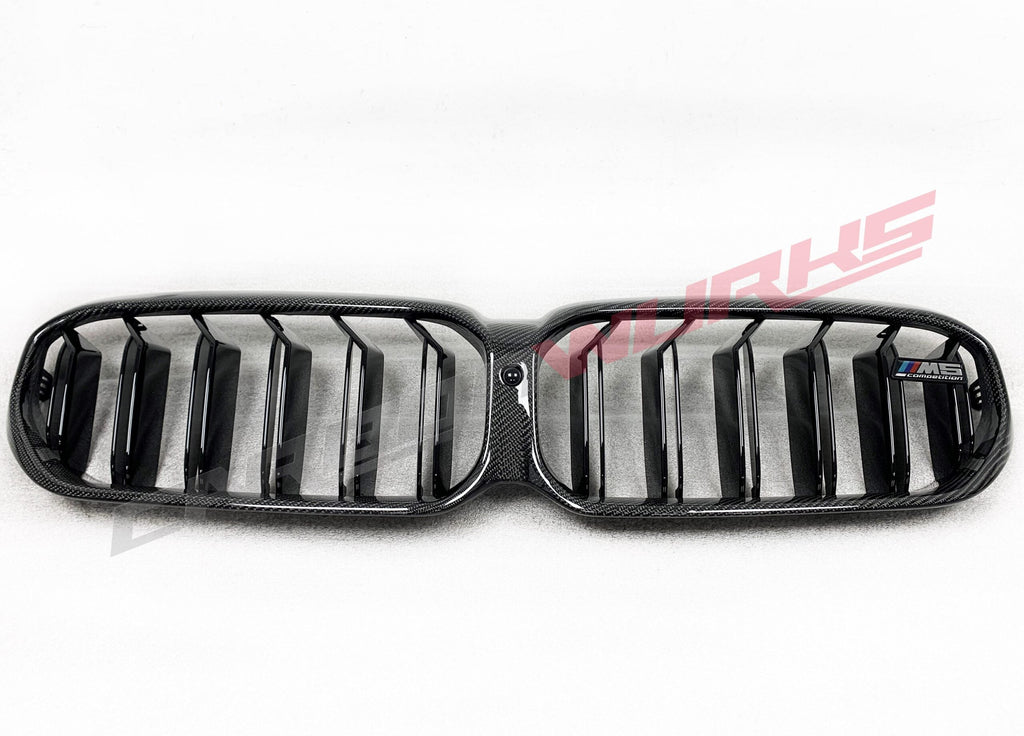 BMW M5 F90 CARBON FIBRE FRONT GRILLES 2021+ FACELIFT