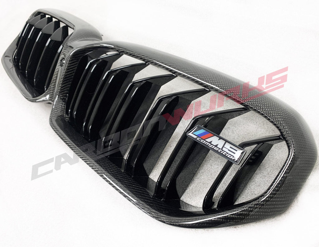BMW M5 F90 CARBON FIBRE FRONT GRILLES 2021+ FACELIFT