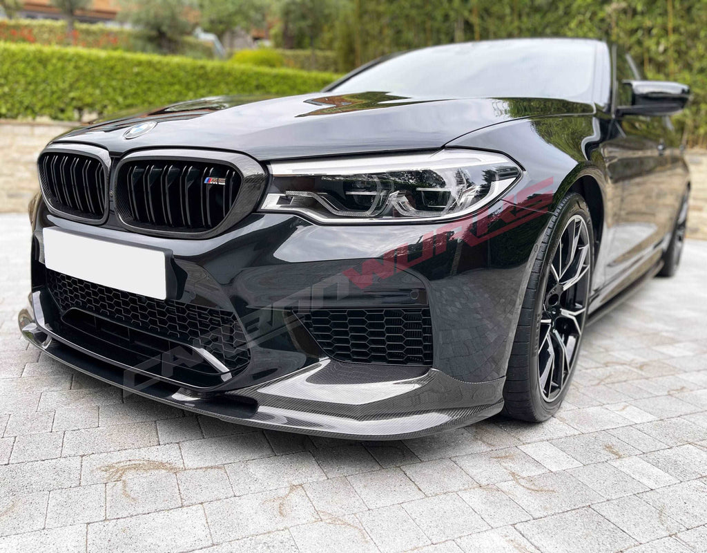 BMW M5 F90 CARBON FIBRE FRONT SPOILER 2017-2020 PRE-FACELIFT