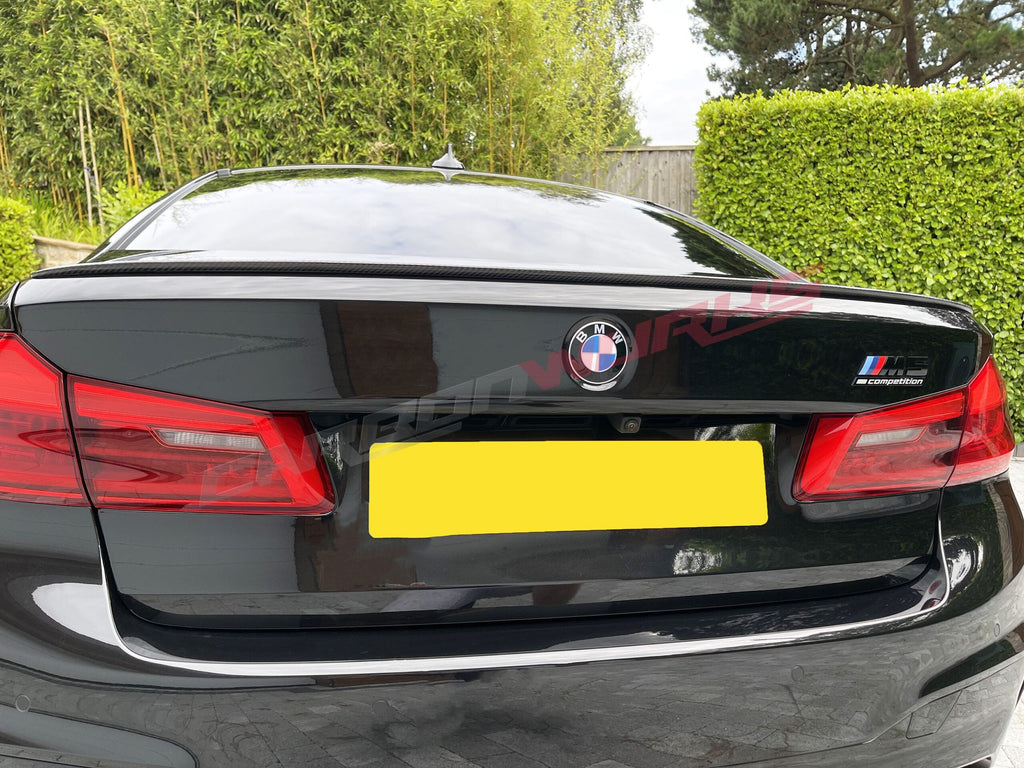 BMW M5 F90 CARBON FIBRE BOOT LIP SPOILER