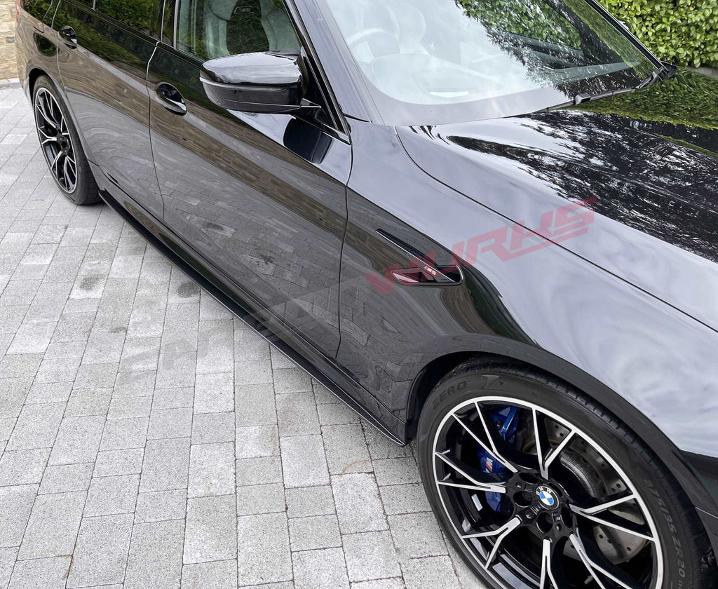BMW M5 F90 CARBON FIBRE SIDE SKIRT EXTENSIONS
